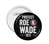 1 alfiler de botón Pro Abortion Right Pro Choice compatible con 1973 Roe V. Wade, insignia redonda para mantener el aborto seguro, círculo legal, alfileres de pecho, mi cuerpo, mi útero, mi elección,