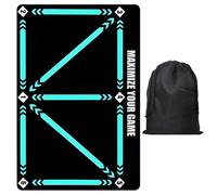 1 alfombrilla de entrenamiento de fútbol con bolsa de fútbol, alfombrilla de entrenamiento para control de pelota, alfombrilla antideslizante para amortiguadores deportivos, alfombrilla de fútbol