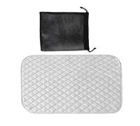 1 alfombrilla de planchado y 1 bolsa con cordón negro, mesa de planchar portátil, alfombra de planchado doméstica, portátil, para oficina o cama