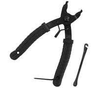 1 alicates negros para candado de cadena, alicates de cadena para bicicleta, alicates con elevador de neumáticos, alicates de enlace de bicicleta, alicates de eslabones de cadena, cadenas de bicicleta