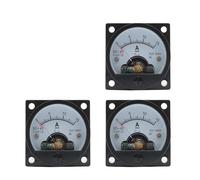 1 amperímetro analógico SO-45, medidor de corriente de prueba eléctrica DC1A2A3A5A10A15A20A30A(15A)