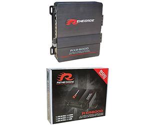 1 amplificador mono RENEGADE RXA800D RXA 800 D 1 canal clase d 400 vatios rms 800 vatios máx con bass boost específico para subwoofer, 1 pieza