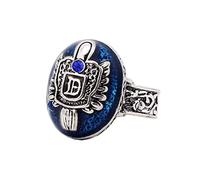 1 anillo con escudo familiar de Salvatore Damon Stefan para los fanáticos, Metal