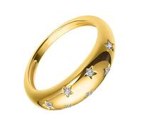 1 Anillo Dorado Para Decoración De Dedo