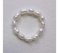 1 anillo elegante de mujer a con estilo y cuentas de - Adecuado para usar en conjunto o solo, regalo de Acción de Gracias para ella