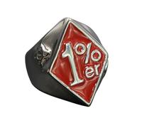 1% Anillos para Hombre Acero Inoxidable Dardo Símbolo de Mosca Oro Color Plata Moda Estilo Callejero Biker Joyería Accesorios de Moda