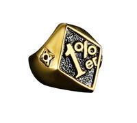 1% Anillos para Hombre Acero Inoxidable Dardo Símbolo de Mosca Oro Color Plata Moda Estilo Callejero Biker Joyería Accesorios de Moda