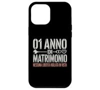 1 Anno Di Matrimonio - Anniversario 1 Anno Di Matrimonio Carcasa para iPhone 12 Pro Max