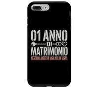 1 Anno Di Matrimonio - Anniversario 1 Anno Di Matrimonio Carcasa para iPhone 7 Plus/8 Plus