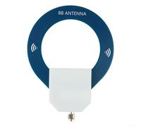 1 antena de bucle de 9 kHz 181 MHz de banda ancha para recepción de radio de onda corta y uso en microondas con conector compatible con varios receptores