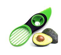 1 Articulo Pelador de Aguacate, Cortador de Aguacate, Herramienta para Aguacate, Rebanador de Aguacate, Separador de Pulpa de Aguacate, para Fruta, Kiwi, Mango, Herramienta de Cocina