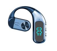 1 auricular Bluetooth de una sola oreja, concepto de visualización digital, auriculares de negocios, micrófono abierto, 2 auriculares de oreja abierta, micrófono de conducción ósea, pieza de running