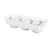 1 bandeja de cubitos de hielo para bebidas de verano, hace fácilmente bolas de hielo con llenado rápido y almacenamiento conveniente ()