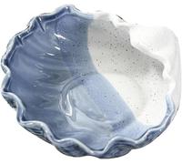 1 bandeja de joyería, baratija decorativa, plato de fruta seca, plato pequeño de baratija, adorno náutico en miniatura, contenedor de aperitivos, bandeja de almacenamiento de modelado de conchas marin