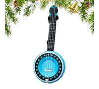 1 banjo gonflable - accesorio musical rempli d'air de 85 cm | Décoration de scene et accessoire de fête | Parfait pour une utilisation à la plage, un anniversaire, dans le jardin ou dans une salle de