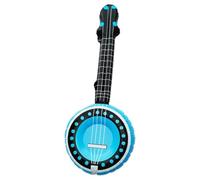 1 banjo gonflable - accessoire musical rempli d'air de 85 cm | Décoration de scène et accessoire de fête | Parfait pour une utilisation à la plage, un anniversaire, dans le jardin ou dans une salle de