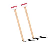 1 baquetas profesionales de fieltro de madera con agarre para un mayor control y durabilidad del escenario, mazos de bombo con cabeza de fieltro