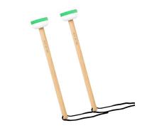 1. Baquetas profesionales de madera de fieltro con agarre para un mayor control y durabilidad del escenario, mazos de tambor de fieltro con cabeza de fieltro, mazos de bombo de cabeza de fieltro