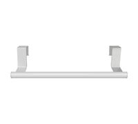 1 barra de toalla, sin taladrar, toallero de acero inoxidable para colgar en armario y cajón, soporte para paños de cocina, toallero de pared, toallero de puerta para baño y cocina, 36 cm, color