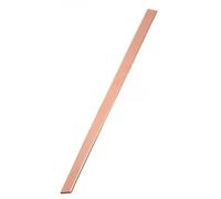 1 barra plana rectangular de cobre rojo tipo T2, tira recta de metal, placa de cobre puro, material for proyectos de CNC DIY(3x10x250mm)