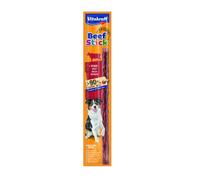 Vitakraft Beef Stick Rind, golosinas para perros, stick con carne de vacuno, golosinas de adiestramiento para perros, sin azúcar añadido (1x 12g)