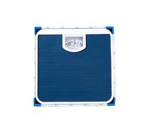 1 báscula mecánica de pesaje estilo retro, medición de peso precisa, color azul