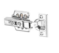 1 bisagra hidráulica de acero inoxidable con cierre suave y desmontable for puertas de armarios - 304 Acero inoxidable con resorte, amortiguador y herrajes for muebles(Removable A)