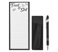 1 Bloc De Notas, 1 Estuche Para Bolígrafos Y 1 Lápiz Óptico, Bloc De Notas Magnético, Bloc De Mensajes Para Refrigerador, Bloc De Notas Portátil, Bloc De Notas Para Hacer