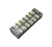 1 bloque de terminales de tornillo de doble, 600 V, 15 A, TB-1506