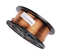 1 bobina inductora de cobre sin oxígeno Air-Core 4N de 12 mm, 30 mH para redes cruzadas de audio, impedancia estable, pérdida de señal reducida, mejora la calidad del sonido para el hogar (3.0 mH