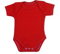 1 body para bebé recién nacido de 12 meses, rosso, 0 Meses