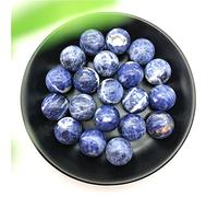 1 bola de cristal de sodalita azul de 20 mm, 2 unidades