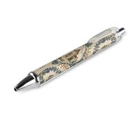 1 bolígrafo de gel retráctil de 0,5 mm, tinta negra líquida, estilo francés, con agarre ergonómico cómodo, de secado rápido y sin manchas, recargables, para oficina para profesionales