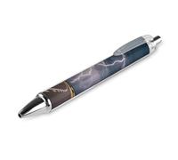 1 bolígrafo de gel retráctil de 0,5 mm, tinta negra líquida, suave, con agarre ergonómico cómodo, de secado rápido y sin manchas, recargables, para oficina para profesionales