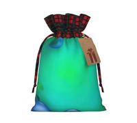1 bolsa con cordón de 12 x 17,5 cm, duradera y elegante, ideal para regalos personalizados de Halloween