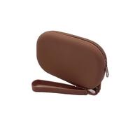 1 Bolsa de cosméticos de Silicona Ovalada, Monedero, Gran Capacidad, multifunción, Bolsa de Almacenamiento, Color sólido, Rectangular, Bolsa for artículos pequeños.(Coffee)