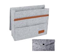 1 bolsa de fieltro para mesita de noche, 1 bolsillo para teléfono móvil, bolsa de almacenamiento para mesita de noche, bolsa de almacenamiento de libros, bolsa de almacenamiento para mesita de noche,