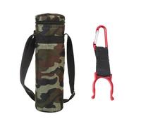 1 Bolsa De Hielo Cilíndrica, 1 Hebilla Para Colgar Botella De Agua, Funda Para Termo, Bolsa Portabotellas Con Correa Ajustable, Funda Para Botella De Agua Portátil