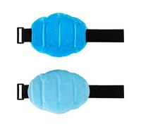 1 bolsa de hielo para - Reutilizable para gel frío y caliente, adecuada para compresión de - Bolsa de gel con cuentas y cinturón ajustable, para post-ejercicio, caminar y uso diario