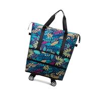 1. Bolsa De Lona Giratoria Expandible Resistente Agua con Compartimentos para Viajes Gimnasio Y Equipo para Actividades Aire Libre Bolsas De Viaje con Separación En Y Húmedo