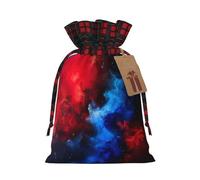 1 bolsa de mano de material duradero de 11,9 x 17,5 cm con cordón para regalo elegante de Halloween