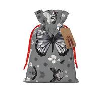 1 bolsa de mano de material duradero de 21 x 30 cm con cordón para regalo elegante de Halloween