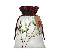 1 bolsa de mano de material duradero de 21 x 30 cm con cordón para regalo elegante de Halloween