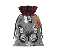 1 bolsa de mano de material duradero de 21 x 30 cm con cordón para regalo elegante de Halloween