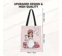 1 bolsa de "Mi Primera Comunión", con una niña en , rosas y una , estilo para católica, de , regalo para niñas, escolar