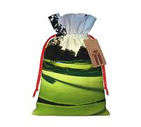 1 bolsa de Navidad con cordón para campo de golf, 4.7 x 6.9 pulgadas, bolsa robusta para regalos y artículos esenciales de uso diario
