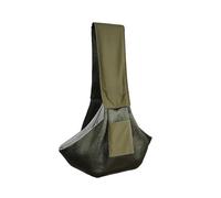 1 bolsa de transporte verde para mascotas, bolsa de transporte para perros, manos libres, bolsa de transporte para cachorros transpirable.