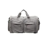 1. Bolsa de viaje plegable de tela Oxford ligera con almacenamiento expandible para viajes de fin de semana, bolsa organizadora de viaje multifuncional, Gray, Mass Beauty