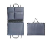 1 Bolsa organizadora de Maquillaje de Viaje de Moda con Compartimento for el Cuidado de la Piel y Almacenamiento de Ropa con diseño de Cremallera Colgante.(Gray)