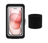 1 Bolsa Para Correr Y 1 Pulsera Deportiva, Bolsa De Almacenamiento Para Brazalete Para Teléfono Móvil, Pulsera Absorbente Del Sudor Y Transpirable, Adecuada Para Correr, Deportes Al Aire Libre.